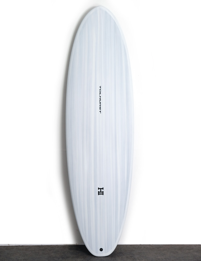 Thunderbolt Harley Ingleby Mini Moe Surfboard 6ft 10 FCS II - Candy/White