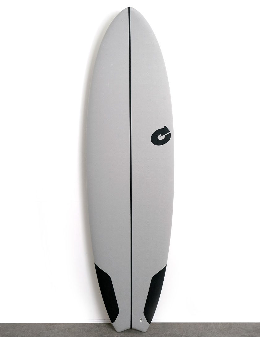 Torq Mod Fish EVA Soft Top Surfboard 7ft 2 - Grey Croc Skin