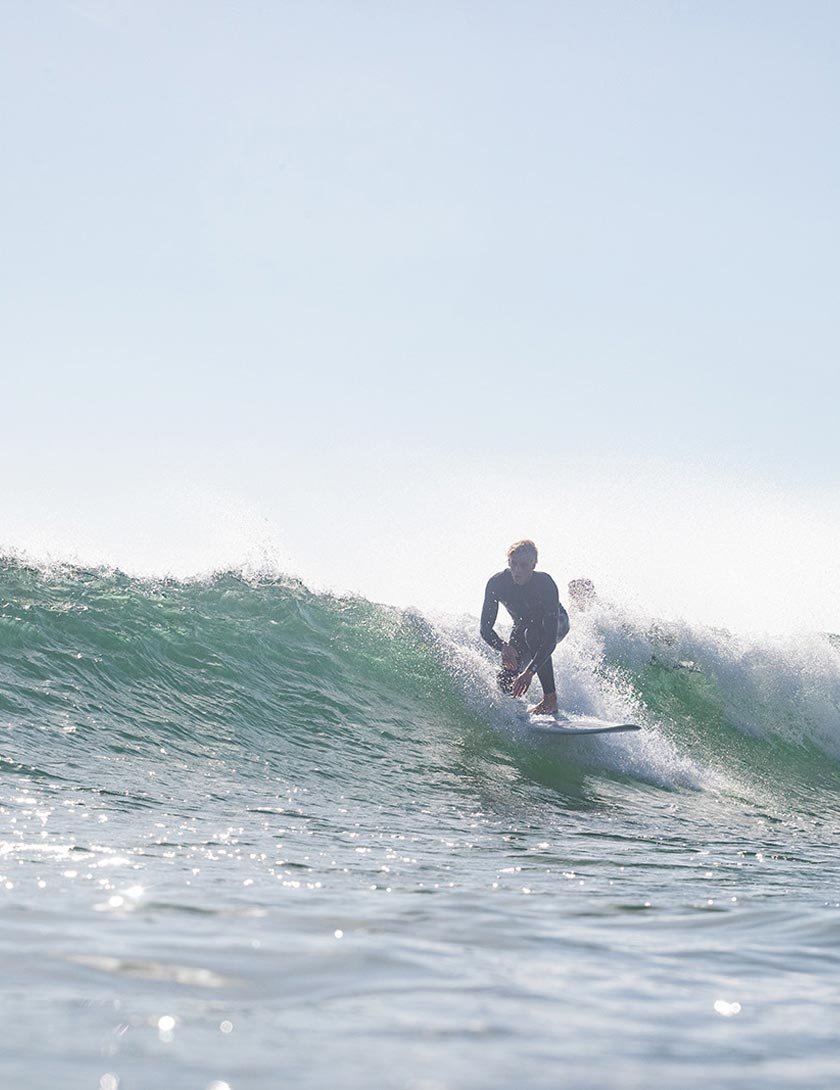 Torq Mod Fun V+ Surfboard 8ft 2 Package - Seagreen + Pinline