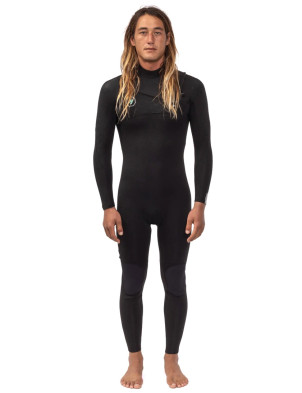 Vissla 7 Seas Chest Zip 5/4mm Wetsuit - Black