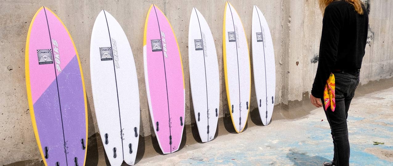 Pukas Eye Symmetry Surfboards Line Up