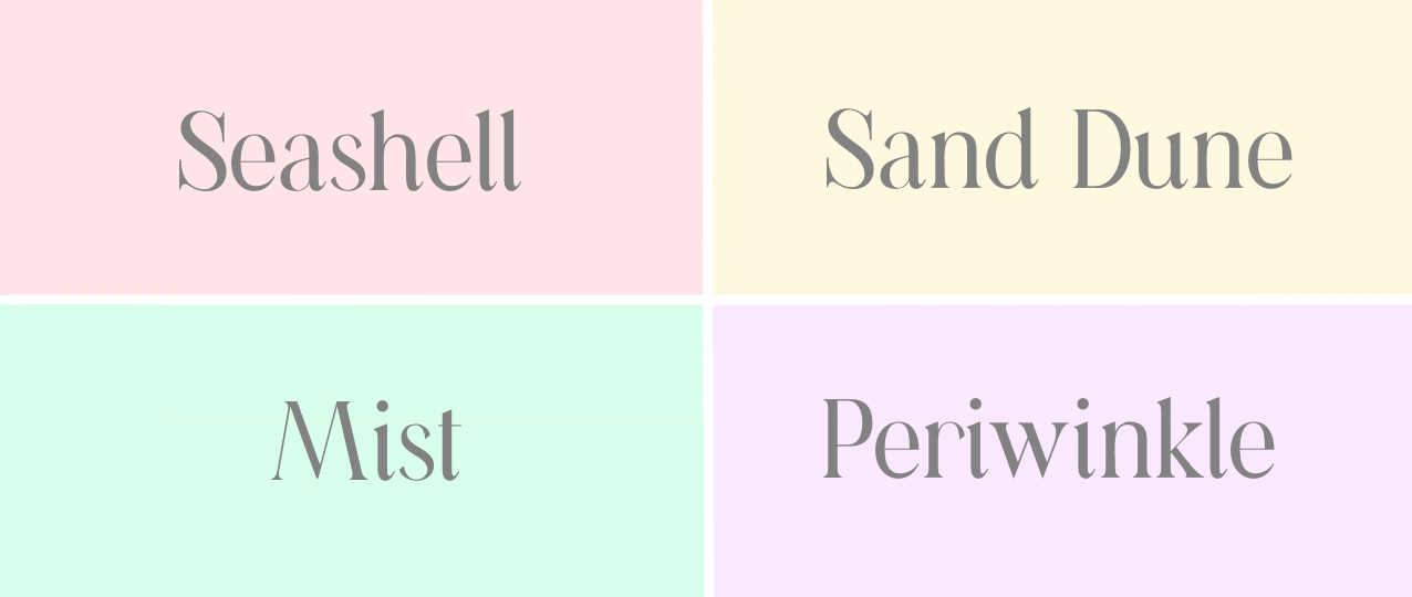 Siren Surfboards Colour Pallette