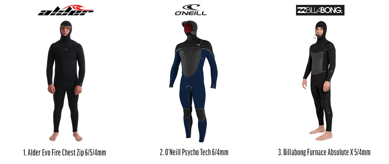 Top Three Winter Wetsuits