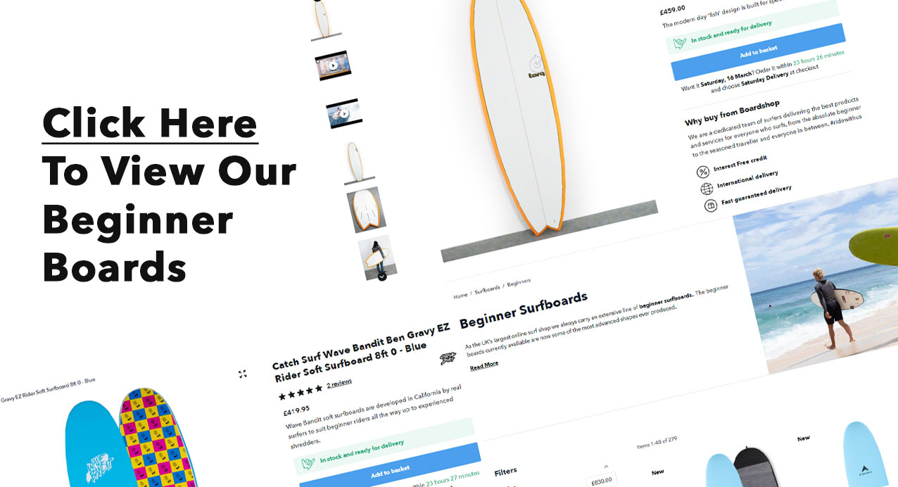 View All Beginner Surfboards!