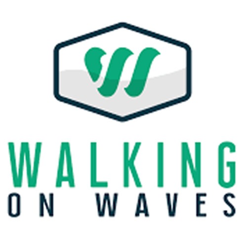 Walking On Waves Surf School Logo