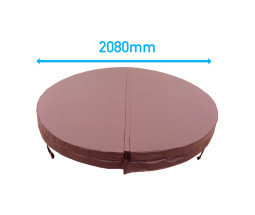 2.08 Metre (81.89'') Round Hot Tub Cover (Brown)