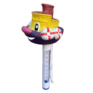 Floating Steamship Swimming Pool Boat Thermometer