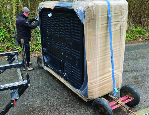 manual hot tub delivery 