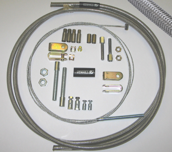 2MT CAR THROTTLE KIT- ST/ST BRAIDED