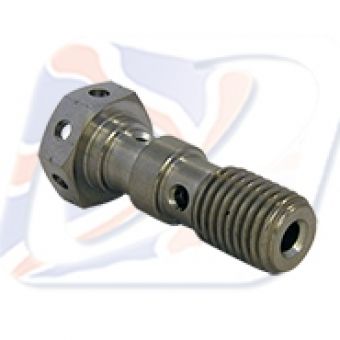 M10x1.25 DOUBLE BANJO BOLT, TITANIUM