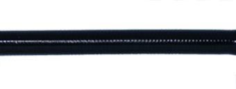 STAINLESS BRAIDED TEFLON HOSE BLACK