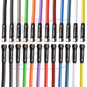 250mm LINE WITH 1/8 BSP SWIVEL NUTS