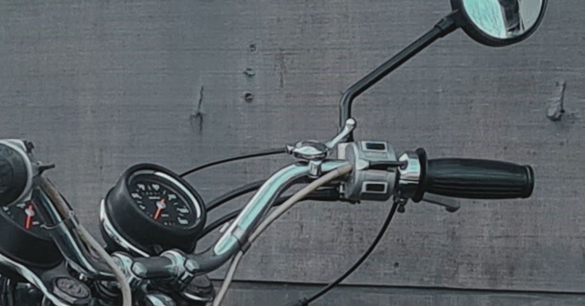 Motorcycle choke lever and cable