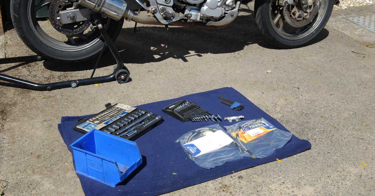 Replacing a Motorcycle Brake Hose